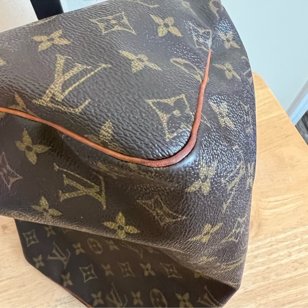 Louis Vuitton Brown Monogram Satchel - Picture 7 of 16